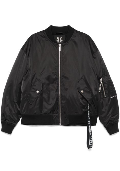 Bomber profiler in nero 44 label group - uomo